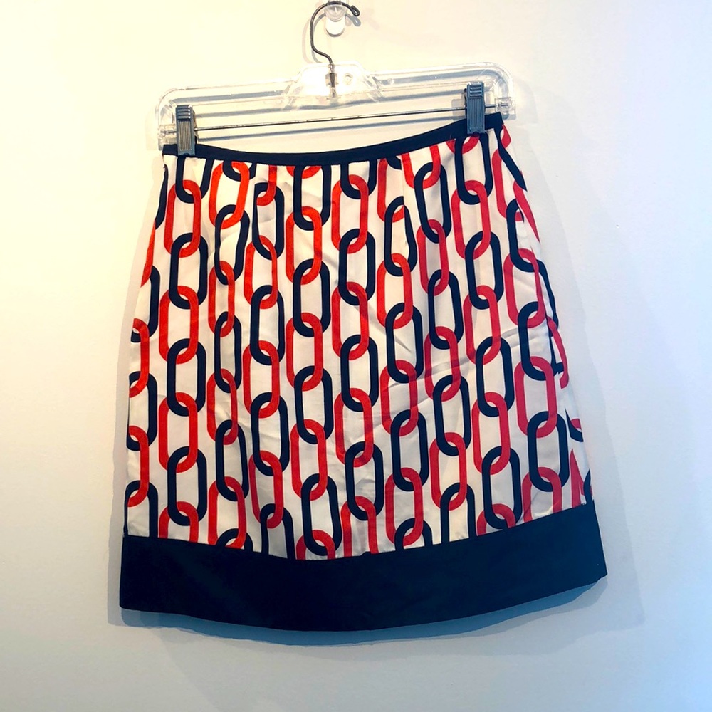 Banana Republic silk mod skirt